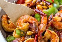 Sweet and Spicy Kung Pao Shrimp