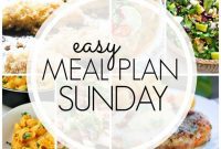 Simple Sunday Meals Week 66