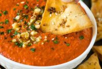 Spicy Walnut Red Pepper Dip
