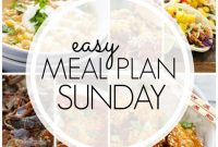 Simplify Your Sundays: Week 70 Meal Planner
