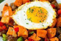 Savory Sausage and Sweet Potato Hash
