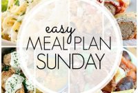 Eighty One Weeks of Easy Sunday Meals