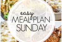 Sunday Meal Plan 84: Your Easy Week Ahead