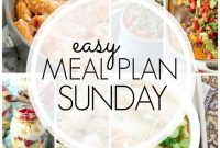 Easy Sunday Meal Plan – Week 86