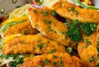 Golden Garlic Lemon Chicken