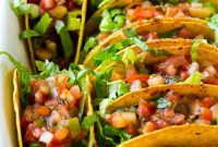Golden Baked Beef Tacos