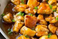 Savory Glazed Bourbon Chicken
