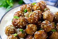 Glazed Teriyaki Meatballs