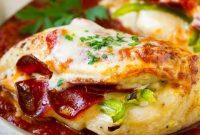 Cheesy Pizza Chicken Bake