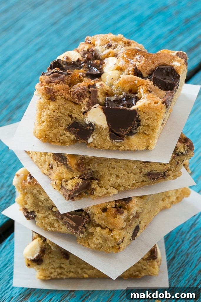 Delicious Rocky Ledge Bars: perfect for gatherings, customizable with favorite add-ins, and freezer-friendly.