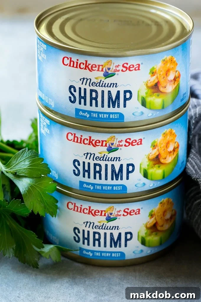 Shrimp scampi dip made with Chicken of the Sea shrimp.