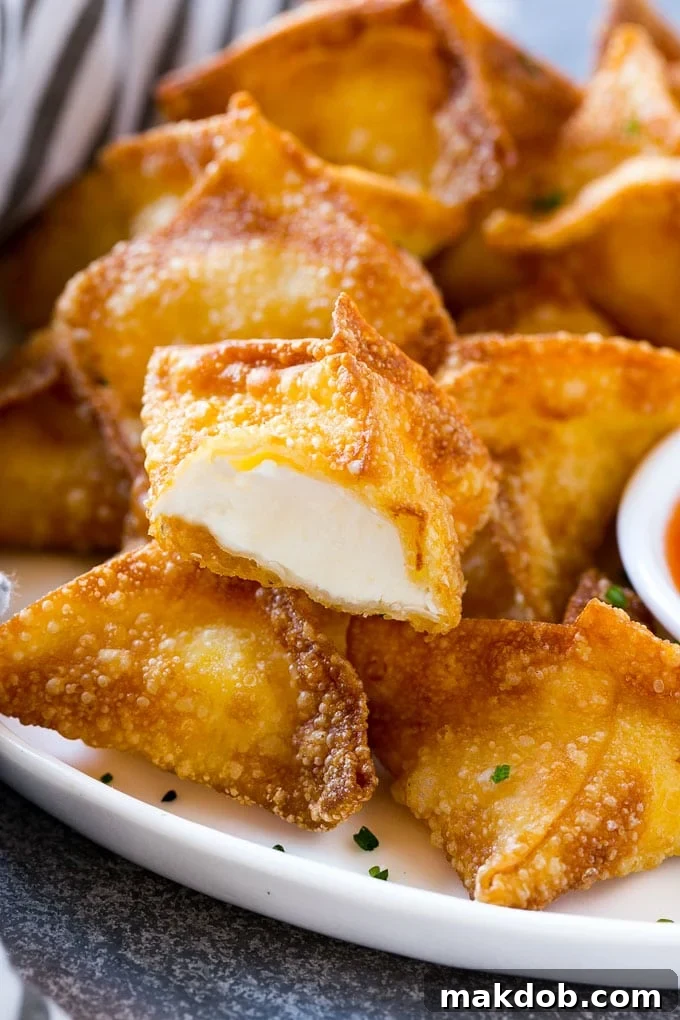 Cream Cheese Rangoons are so easy to make at home and are a fun and delicious appetizer.