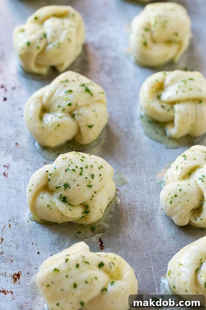 Buttery Herb Glazed Dough Dough brushed with butter, herbs and parmesan for extra flavor.