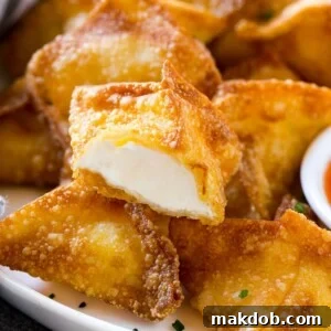 Cream Cheese Rangoons are so easy to make at home and are a fun and delicious appetizer.