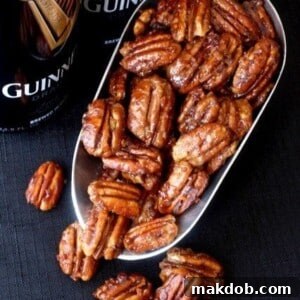 An image of Guinness beer nuts in a scoop.