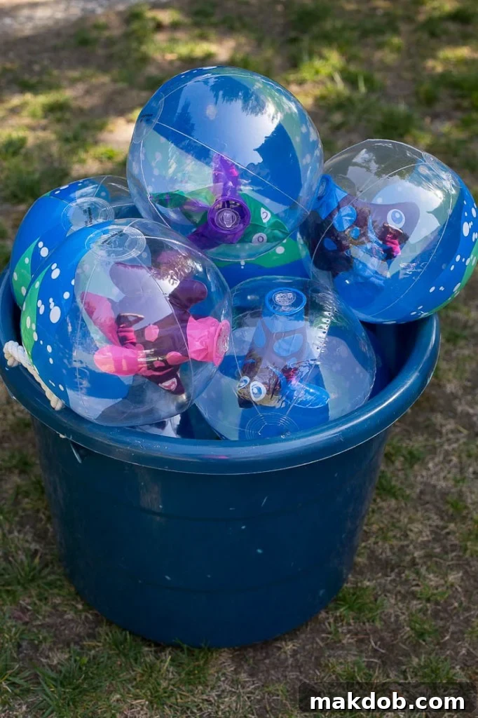 Fish beach balls - Under the Sea birthday party games