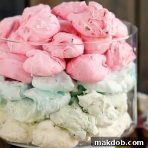 An image of an easy, no fail, Jello divinity dessert.