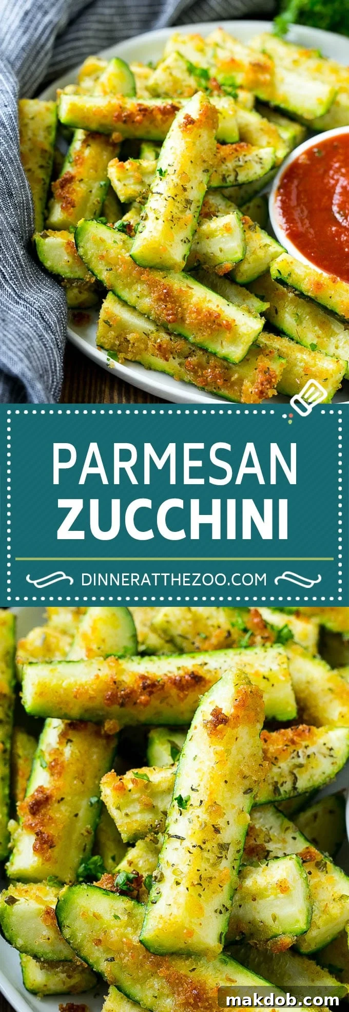 Parmesan Zucchini Recipe | Roasted Zucchini | Baked Zucchini | Zucchini Side Dish