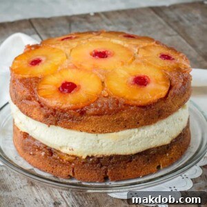 An image of a pineapple upside down cheesecake.