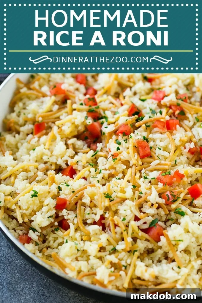 Homemade Rice a Roni Recipe | Rice Side Dish | Easy Rice Recipe #rice #sidedish
