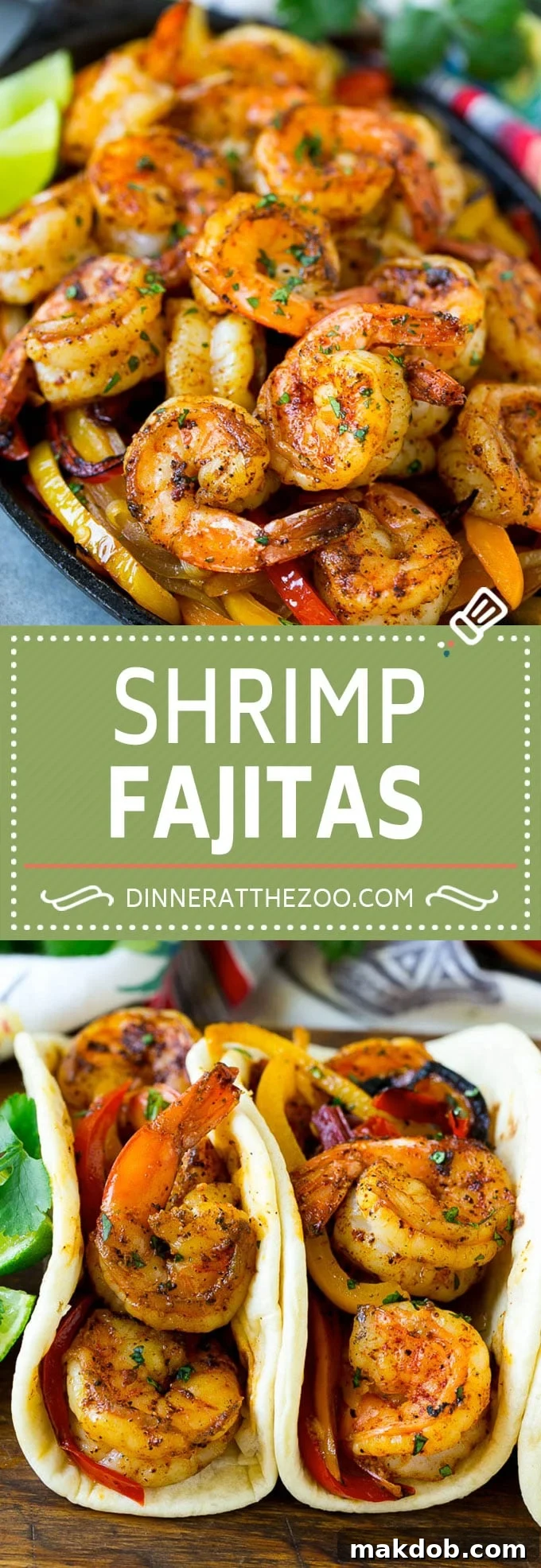 Shrimp Fajitas Recipe | Mexican Shrimp | Mexican Fajitas