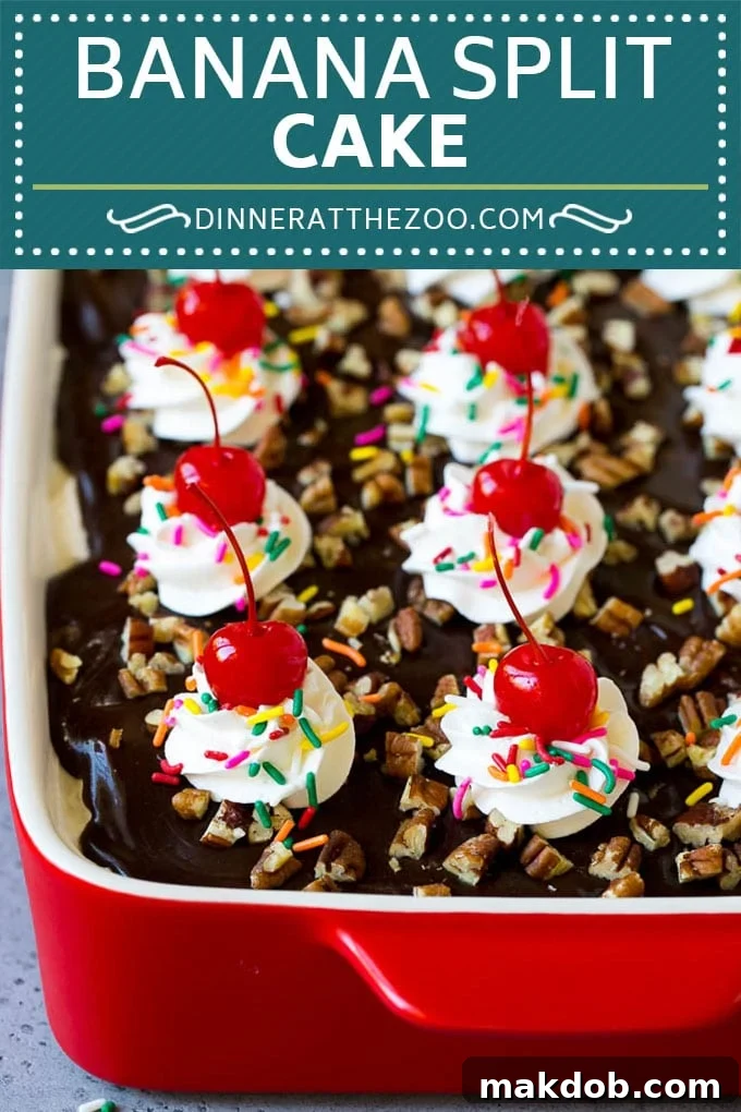 Banana Split Cake Recipe | No Bake Cake | Banana Split Dessert #banana #chocolate #nobake #cake #cheesecake #dinneratthezoo Banana Split Cake Recipe | No Bake Cake | Banana Split Dessert #banana #chocolate #nobake #cake #cheesecake #dinneratthezoo