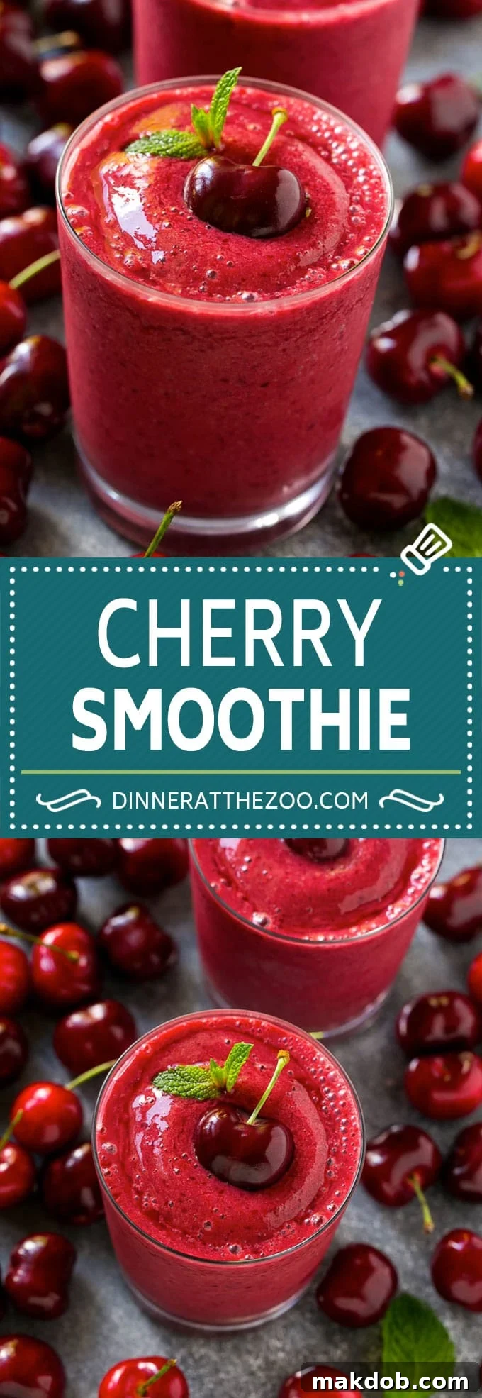Cherry Smoothie Recipe | Healthy Smoothie | Easy Smoothie