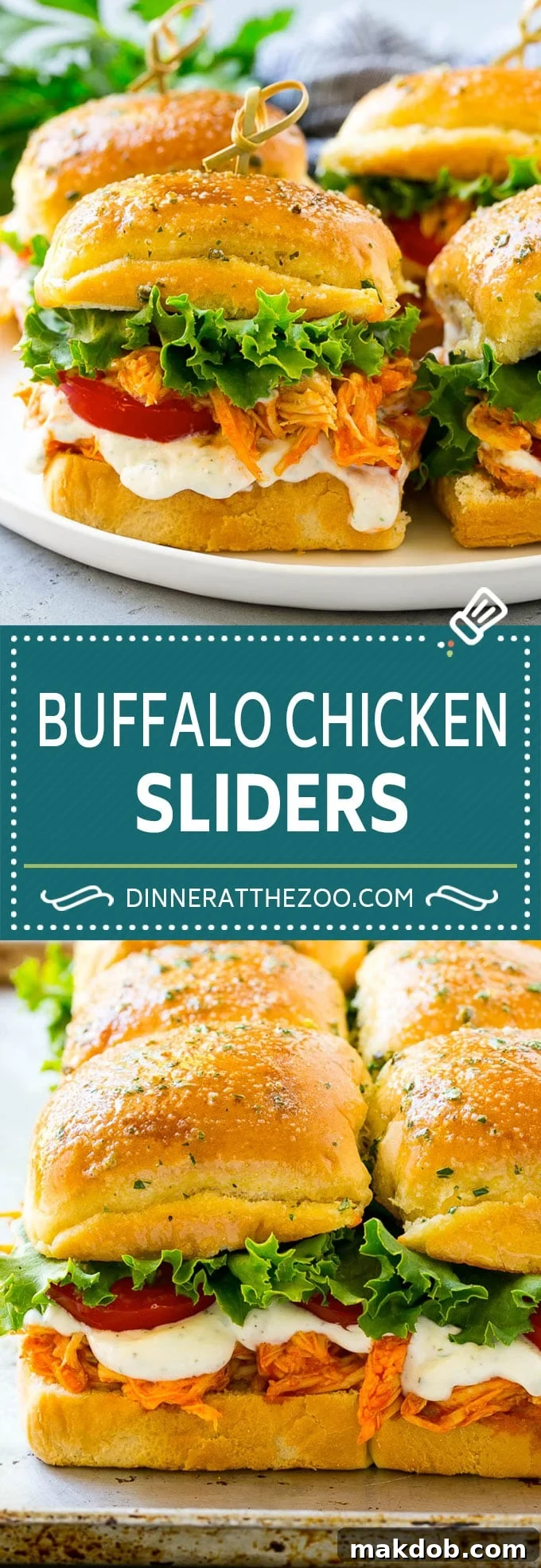 Buffalo Chicken Sliders Recipe | Buffalo Chicken Sandwich | Buffalo Chicken #buffalochicken #sliders #sandwich #appetizer #snack #dinneratthezoo