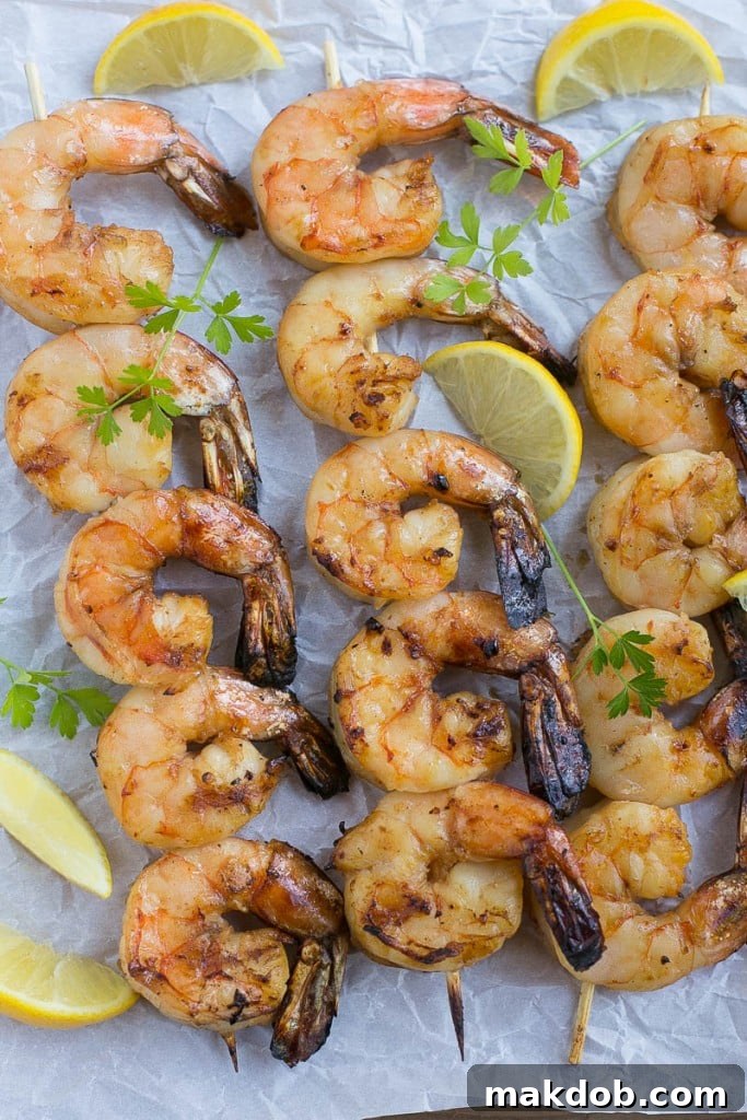 These grilled lemon sriracha shrimp are a little bit sweet, a little bit spicy and a whole lot delicious! Ad