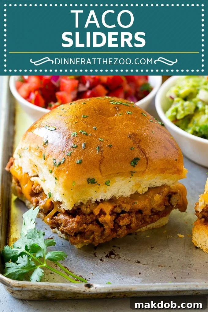 Taco Sliders Recipe | Beef Slider Sandwiches | Easy Slider Sandwiches