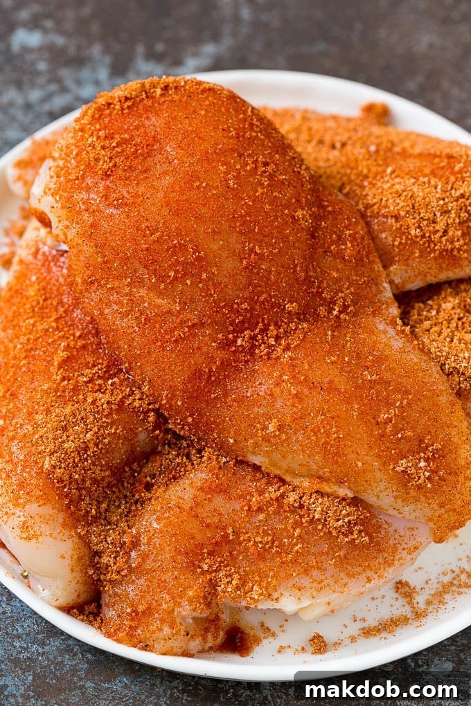 Smoked Chicken Breast Recipe | BBQ Chicken | Smoked Chicken #bbq #chicken #smoker #dinner #glutenfree #dinneratthezoo Chicken breasts generously coated in homemade BBQ rub, ready for the smoker.
