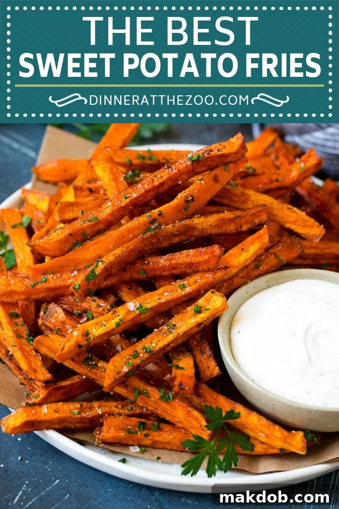 Sweet Potato Fries Recipe | Baked Sweet Potato Fries | Homemade Fries #fries #sweetpotato #sidedish #frenchfries #dinner #dinneratthezoo