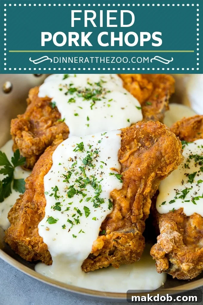 Fried Pork Chops Recipe | Pork Chop Recipe #porkchops #pork #dinner #dinneratthezoo #comfortfood