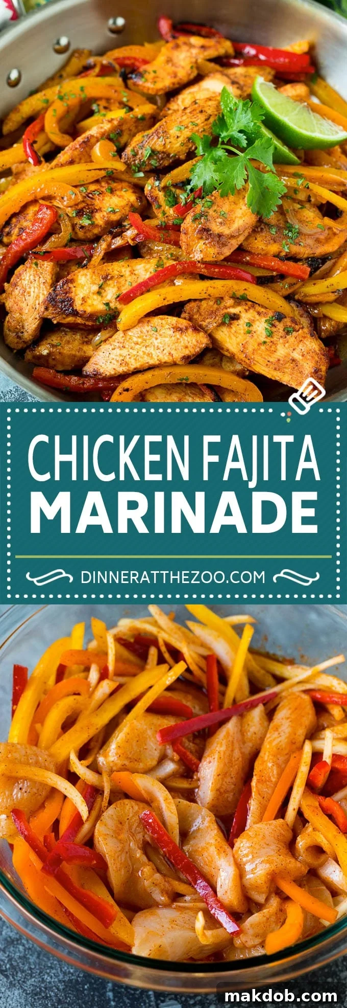 Chicken Fajita Marinade Recipe | Chicken Fajitas #chicken #fajitas #marinade #dinner #dinneratthezoo
