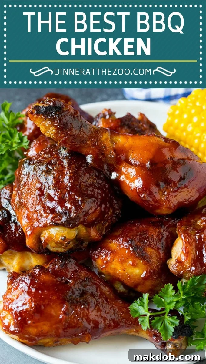Super easy BBQ chicken that can be grilled or baked with perfect results every time! Super easy BBQ chicken that can be grilled or baked with perfect results every time!