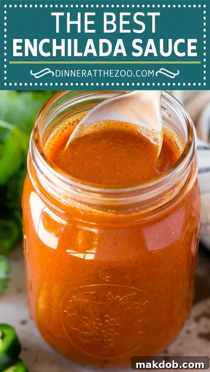 This homemade enchilada sauce is a blend of chili powder, chicken broth, seasonings and tomato, all simmered together to create a rich and hearty sauce. This homemade enchilada sauce is a blend of chili powder, chicken broth, seasonings and tomato, all simmered together to create a rich and hearty sauce.