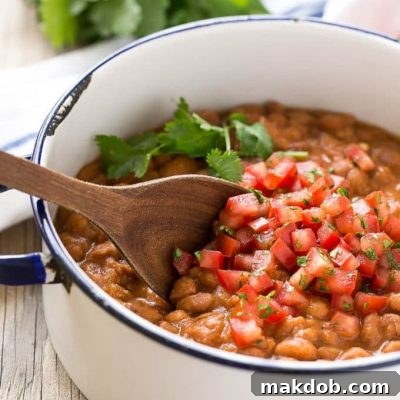 Homestyle Pinto Bean Rice 2 These Easy Mexican Pinto Beans and Rice are the perfect sides for your Mexican Meal. The mexican rice has a secret ingredient that makes it taste like it came from a restaurant, and the pinto beans are ready in just 10 minutes.