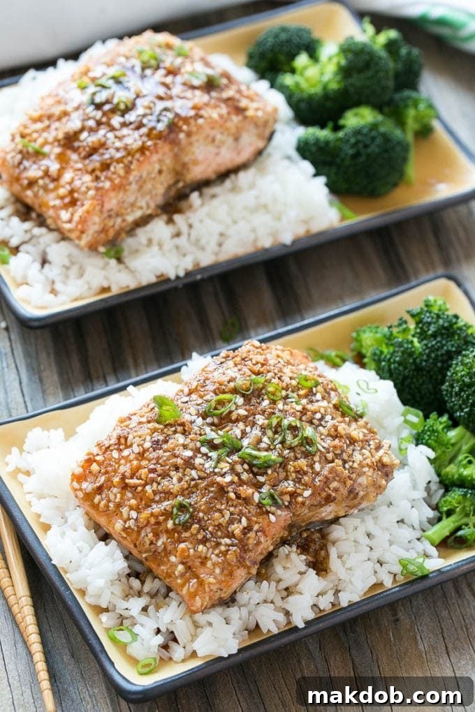 Almond Crusted Salmon | Seared Salmon | Asian Salmon #salmon #fish #seafood #almonds #dinner #dinneratthezoo Almond salmon with garlic sauce, steamed rice and broccoli.