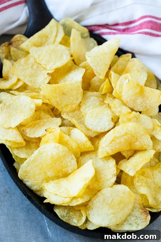 Irish Nachos Recipe | Potato Nachos | Potato Chip Recipe | Appetizer Recipe #nachos #potatoes #cheese #bacon #appetizer #dinneratthezoo Kettle chips in a skillet.