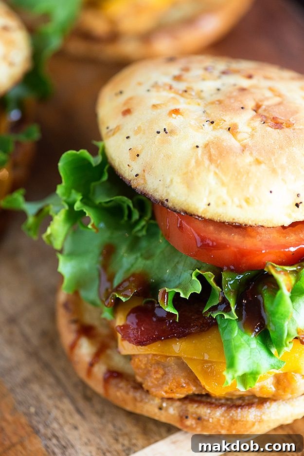 Effortless Sunday Meal Planning 13 BBQ Chicken Burgers on a Bun