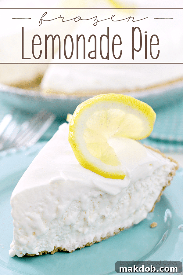 Effortless Sunday Meal Planning 17 Frozen Lemonade Pie Slice