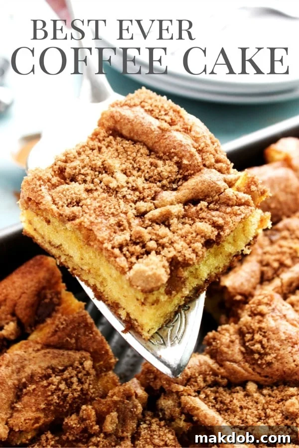 Simplify Your Sunday Meals Week 52 14 Slice of Best Ever Coffee Cake with streusel topping and glaze