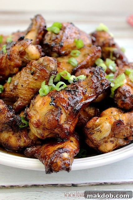 Sunday Meal Prep Simplified: Week 52 6 Spicy Maple Chicken Wings, perfectly glazed and golden brown
