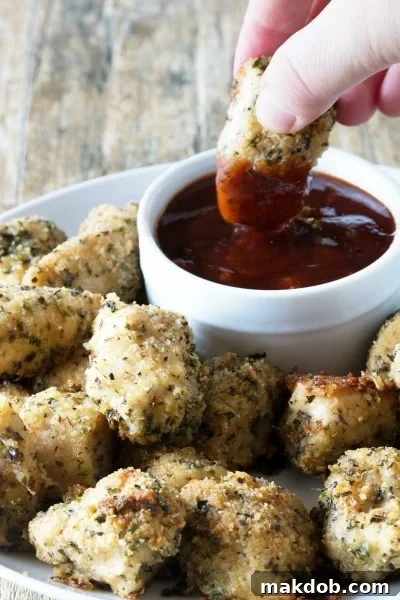 Simplify Your Sunday Meals Week 52 8 Crispy and juicy baked chicken nuggets, perfect for kids and adults