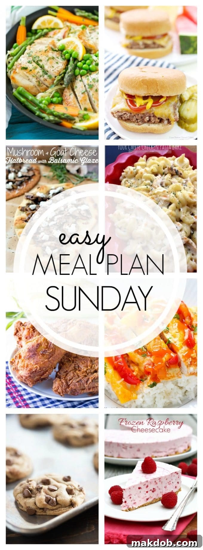 Sunday Simplified: Your Week 54 Meal Plan 16 Easy Meal Plan Sunday - Week 54 Pinable image, featuring all the delicious recipes, perfect for saving to Pinterest for future reference and inspiration.