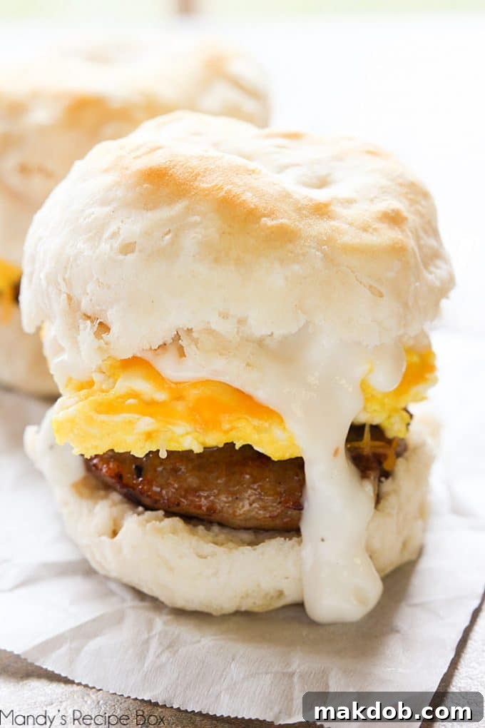 Easy Sunday Meal Planning 14 Biscuits and Gravy Sliders