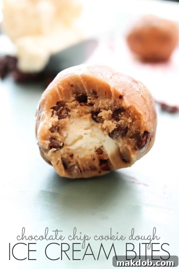 Your Stress-Free Sunday Meal Plan: Week 57 19 Chocolate Chip Cookie Dough Ice Cream Bites, perfect frozen treats.