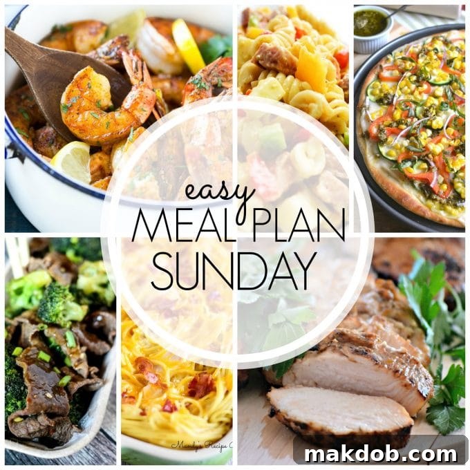 Easy Meal Plan Sunday - Week 58: Your Ultimate Weekly Menu Guide