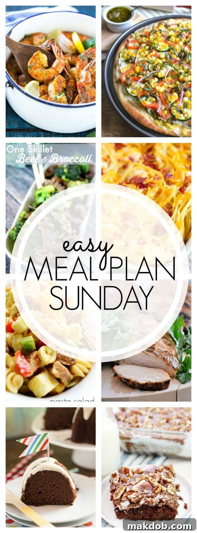 Easy Meal Plan Sunday - Week 58 Pinterest Graphic