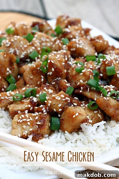 Sunday's Easy Sesame Chicken - A Perfect Weekend Dinner